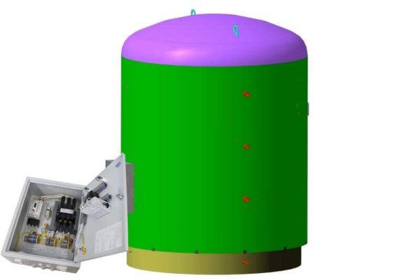 Водонагреватель ВЭТ-2500/60: с ЩУ-60